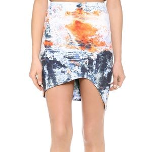 Bec and Bridge Fire and Ice Asymmetrical Skirt